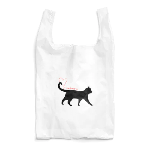 黒猫のの Reusable Bag