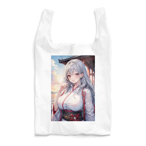 綺麗な巫女 Reusable Bag