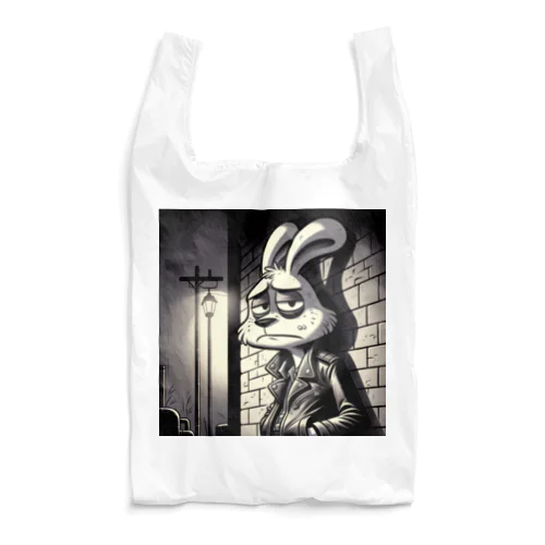 ヤサグレた都会ウサギ Reusable Bag
