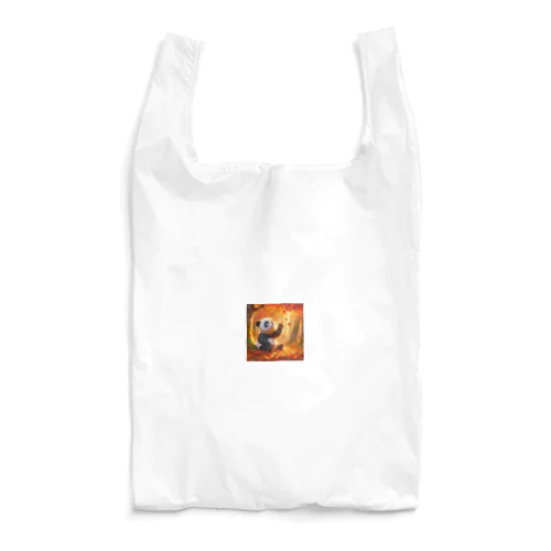 紅葉狩りパンダ Reusable Bag