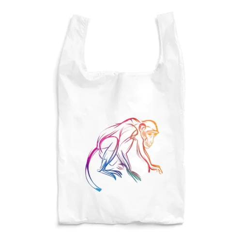 カラフルな猿 Reusable Bag