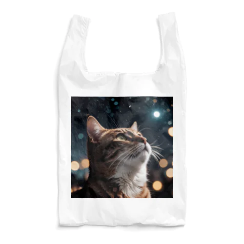 星を見る猫 Reusable Bag