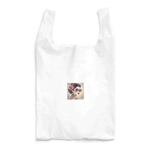 美女と花 Reusable Bag