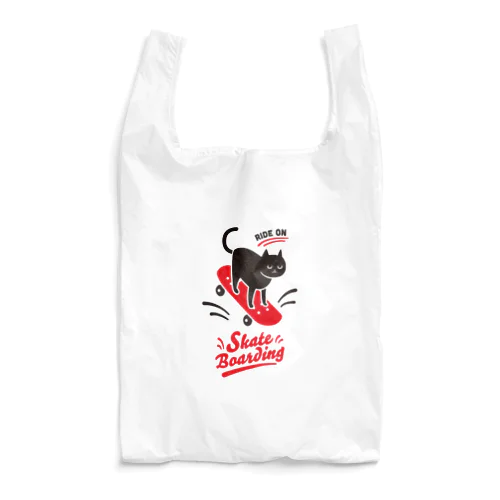 スケボーねこ Reusable Bag