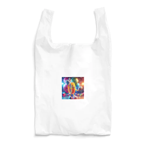 人型輪ゴム【イラスト風】 Reusable Bag