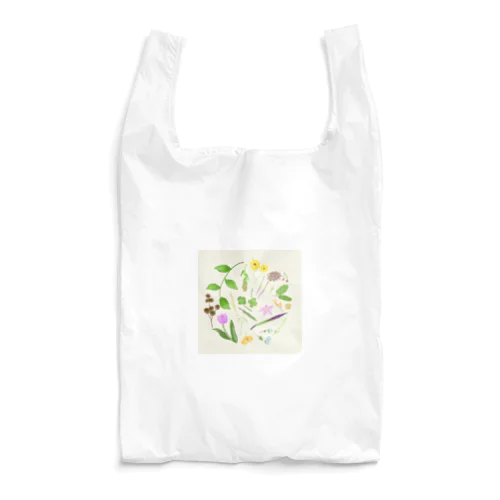 ボタニカル柄 Reusable Bag