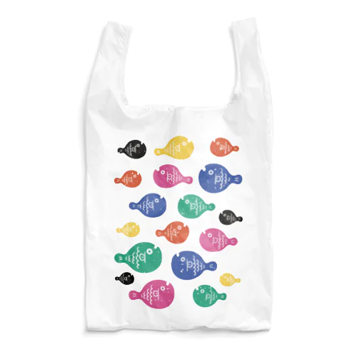 お魚さんが大渋滞 Reusable Bag