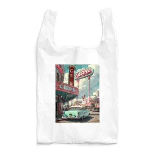 Vintage American City Reusable Bag