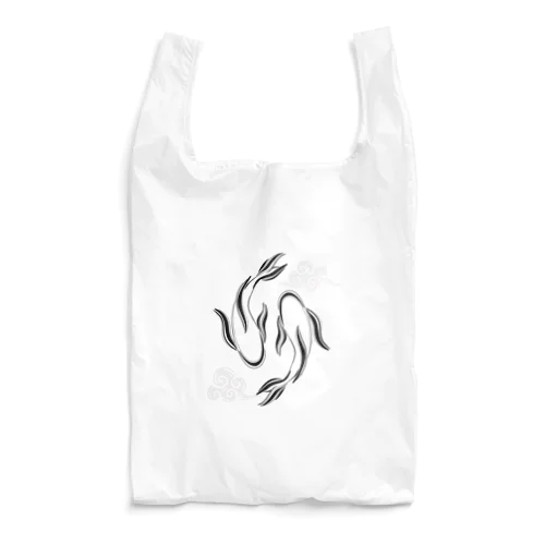 魚　黒 Reusable Bag