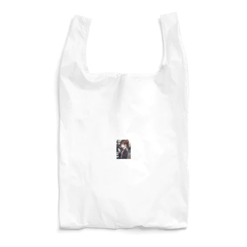 可愛いJKポニーテール Reusable Bag