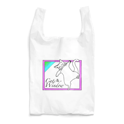 Cats ＆ Window Reusable Bag