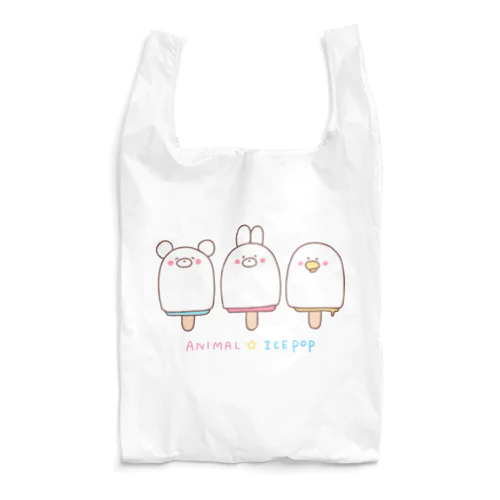 ANIMAL☆ICE POP Reusable Bag
