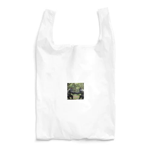 仲間意識満載のかわいいゴリラたち🦍  Reusable Bag