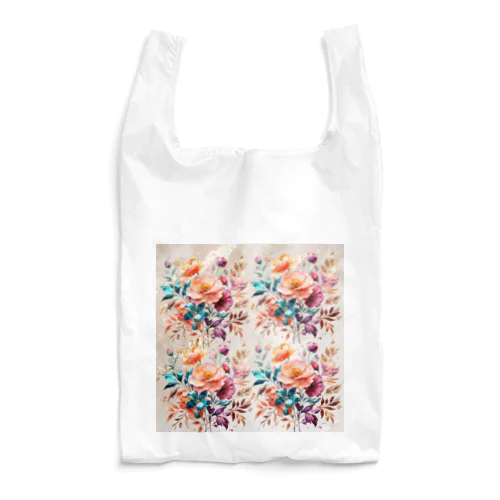 綺麗なお花柄 Reusable Bag