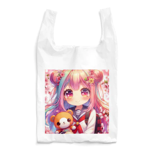 可愛い女の子 Reusable Bag