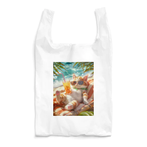 バカンスにゃ猫2 Reusable Bag