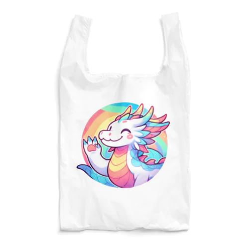 虹色のドラゴン・マジカルグッズ Reusable Bag