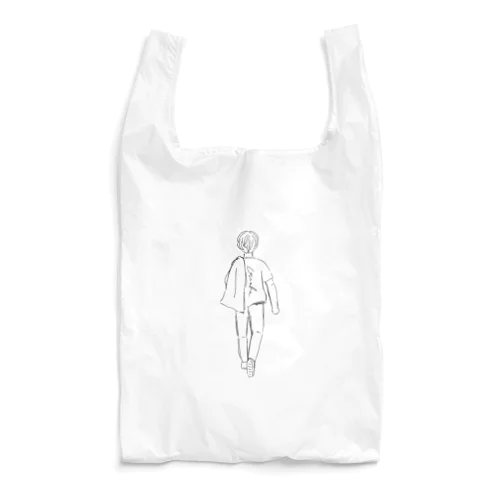 着ればあなたのお腹にて背中で語る人 Reusable Bag