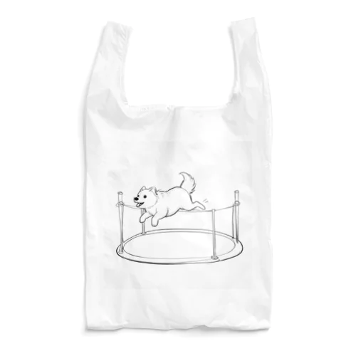 かわいい犬のバックグラウン Reusable Bag