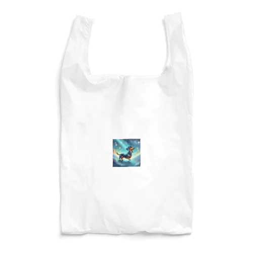 星空を散歩するミニチュアダックスフンド Reusable Bag