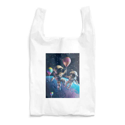 風船で宇宙にいった宇宙飛行士 Reusable Bag