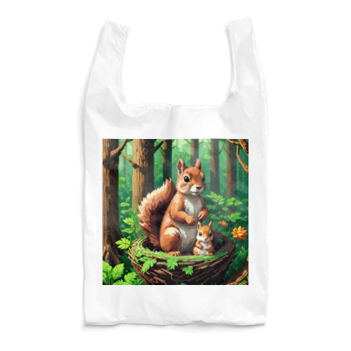 リスの親子 Reusable Bag