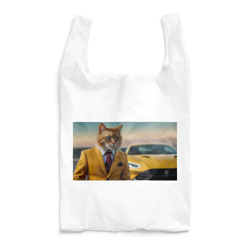 大富豪の猫 Reusable Bag