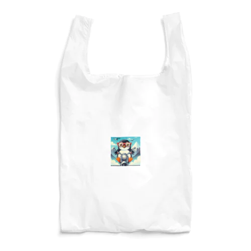 サングラスをかけたワイルドなペンギン③ Reusable Bag