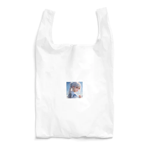 白髪和服美女シリーズ0001 Reusable Bag