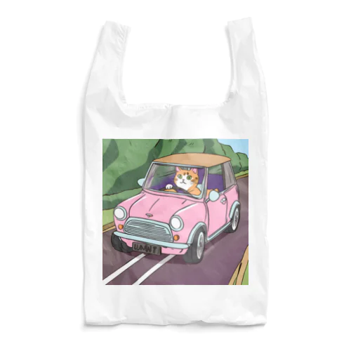 ピンクおみにとねこさん Reusable Bag