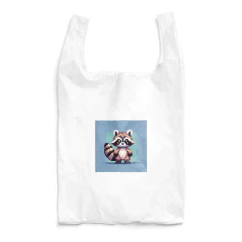 ドット絵アライグマちゃんTシャツサイズ Reusable Bag