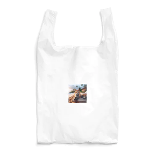 ハワイのリゾートビーチで自由を満喫しているキツネ① Reusable Bag