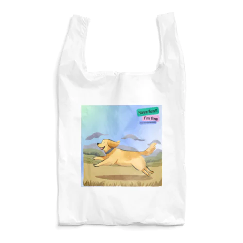 running dog 《ごーるでん》 Reusable Bag