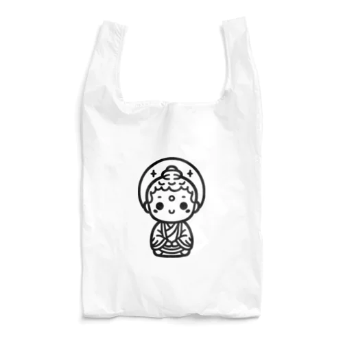 かわいい菩薩のシンプルイラスト Reusable Bag