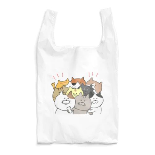 ニャンニャン詰め Reusable Bag