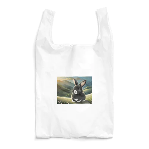 かわいい黒うさぎ Reusable Bag