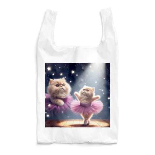 猫バ(パープル) Reusable Bag