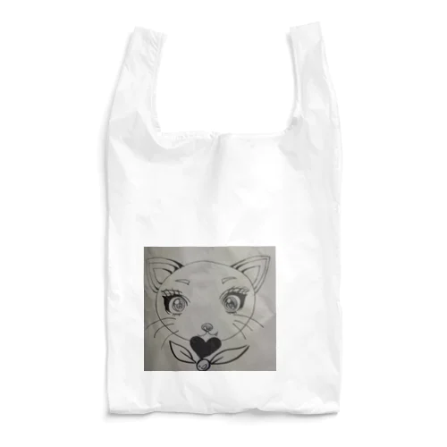 ハートのねこ Reusable Bag