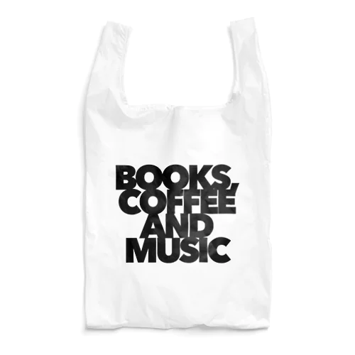 BOOKS,COFFEE AND MUSIC  エコバッグ