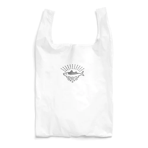 サバホグシゴハン black Reusable Bag