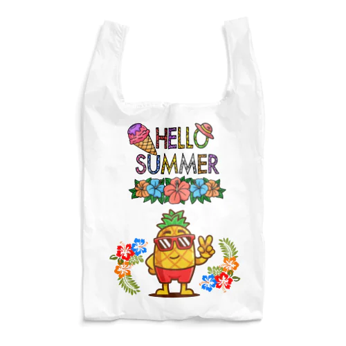 夏シリーズ　パイナップルおじさん Reusable Bag