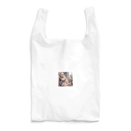 メイドさん　3Dアニメーション　美少女　漫画　アニメ Reusable Bag