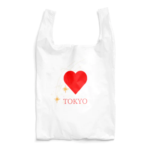 Tokyo heart Reusable Bag