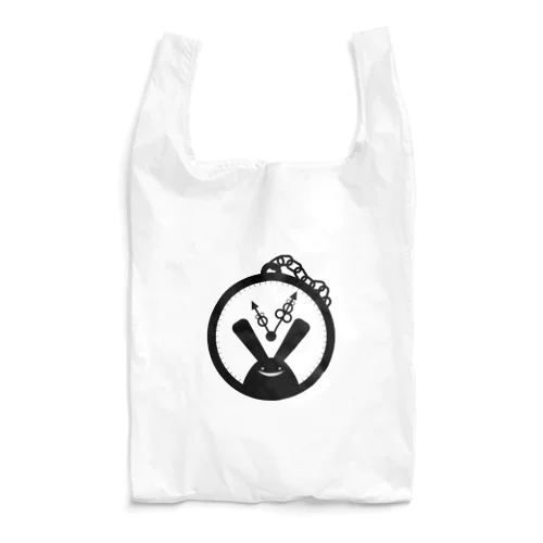 不思議な時計のくびれないうさぎ Reusable Bag