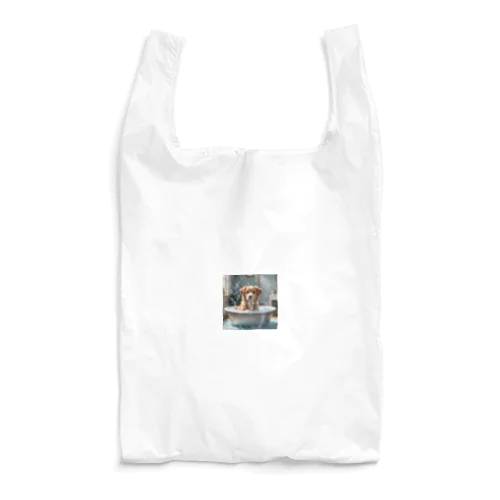 犬の水浴び Reusable Bag