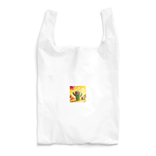 「サングラスをかけたハッピーなサボテン - 砂漠の陽気な仲間！ Reusable Bag