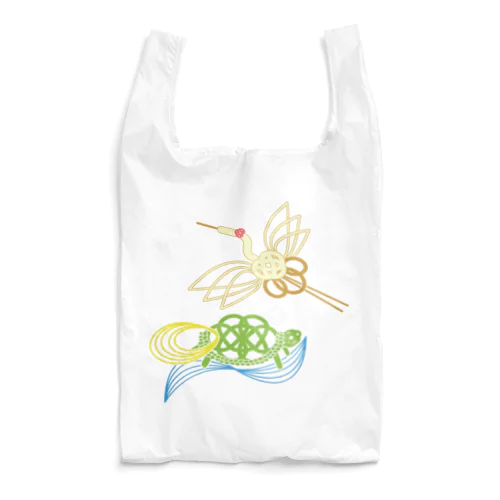 水引の鶴と亀 Reusable Bag