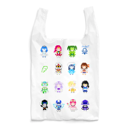 ドット絵 メインキャラ Reusable Bag