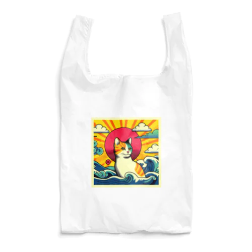 浮世絵_猫POP Reusable Bag