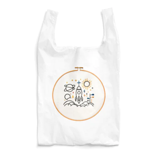 刺繍枠ｉｎ宇宙 Reusable Bag